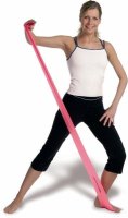 Guma aerobic flexaband - ružový